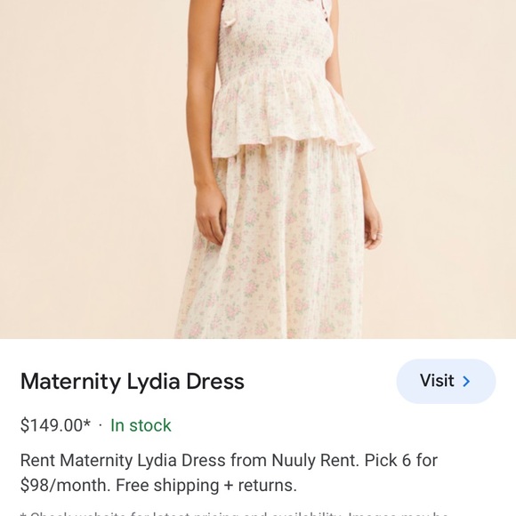 Nothing Fits But Maternity Dress Lydia M/L - Picture 4 of 12